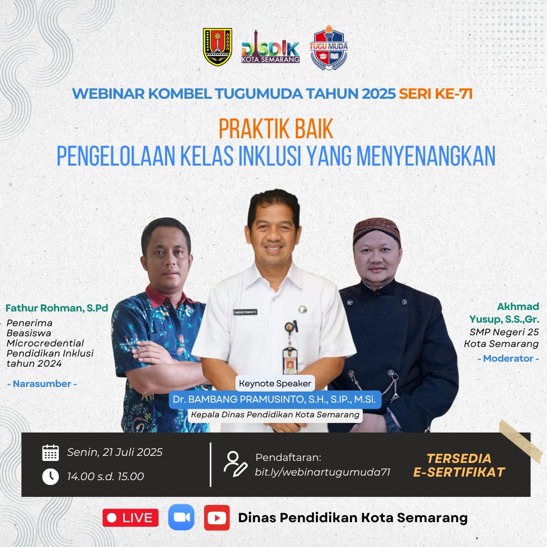 WEBINAR KOMUNITAS BELAJAR TUGUMUDA SERI KE-71